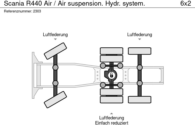 Leasing of Scania R440 Air / Air suspension. Hydr. system. Scania R440 Air / Air suspension. Hydr. system.: picture 15