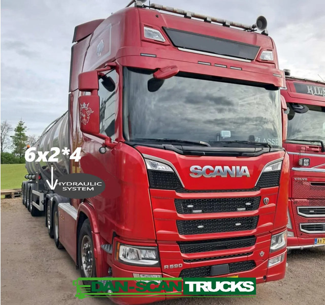 Scania R590 V8 NGS Rear steering 6x2*4. Air / Air suspension. Hydr. system - Tractor unit: picture 2 Scania R590 V8 NGS Rear steering 6x2*4. Air / Air suspension. Hydr. system - Tractor unit: picture 2