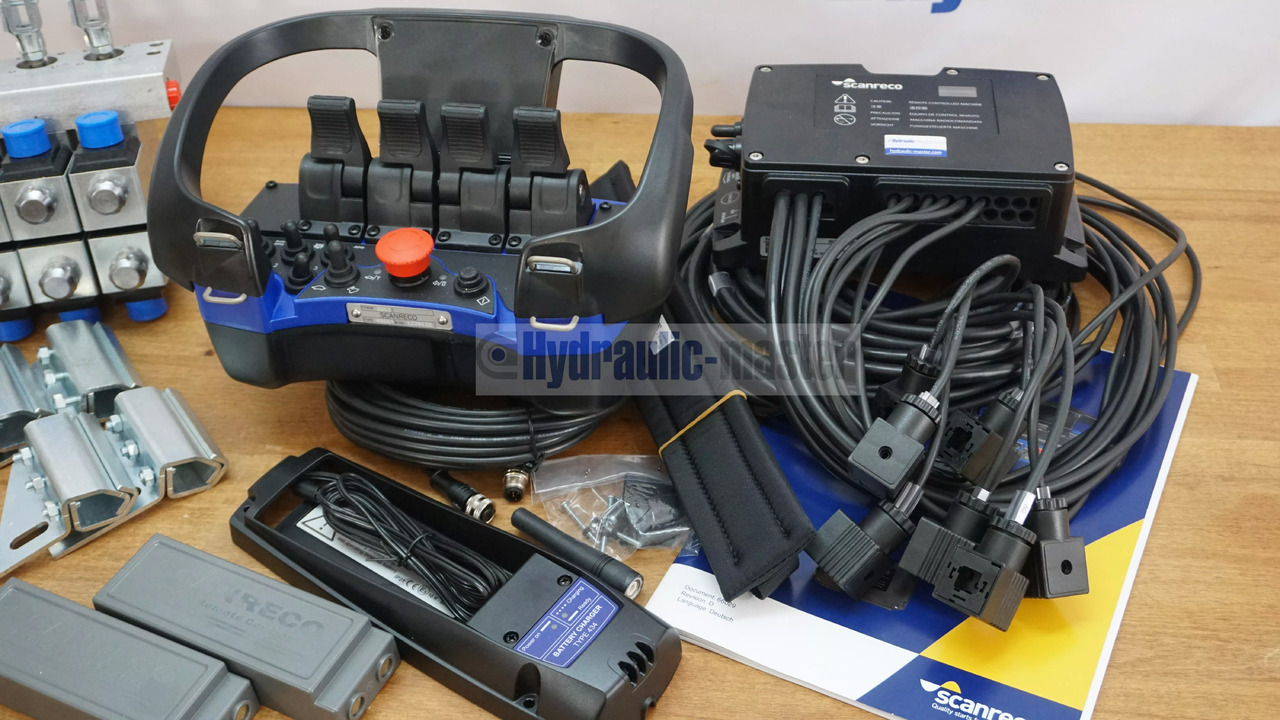 Construction machinery Scanreco RC 400 Radio Remote Control with 4 Functions  with Actuators 12/24V for HIAB: picture 5