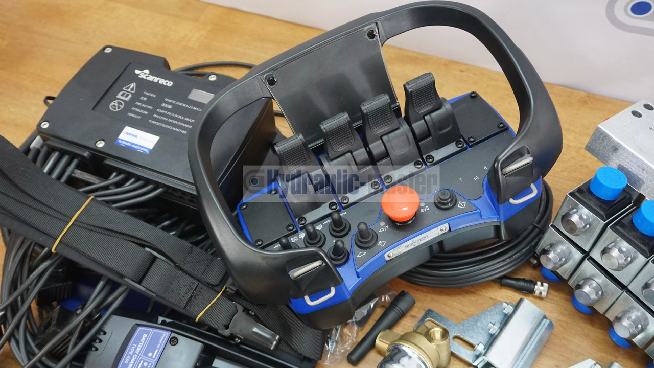 Construction machinery Scanreco RC 400 Radio Remote Control with 4 Functions  with Actuators 12/24V for HIAB: picture 7