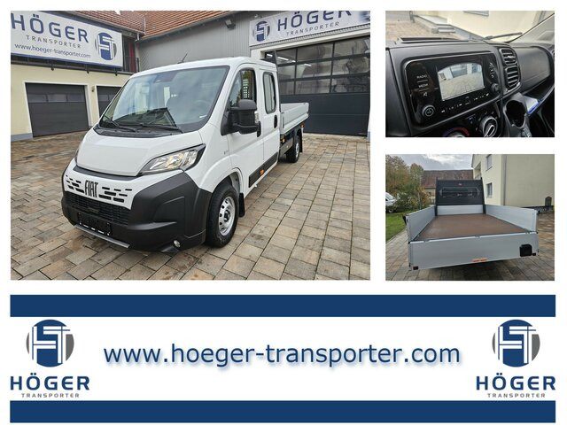 FIAT Ducato 140 DOKA Pritsche 2,9 Meter Klima DAB... - Flatbed van, Combi van: picture 1 FIAT Ducato 140 DOKA Pritsche 2,9 Meter Klima DAB... - Flatbed van, Combi van: picture 1