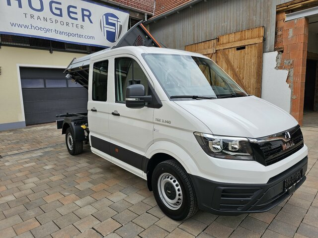 New Truck MAN TGE 3.140 Doka L3 Dreiseitenkipper Facelift: picture 40