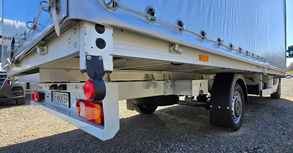 Curtain side van Renault Master 2x +zabudowa 12 palet-reg wysokości Spanie XXL: picture 13