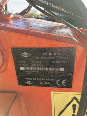 Kuhn ALTERNA 400 - Mower: picture 5 Kuhn ALTERNA 400 - Mower: picture 5