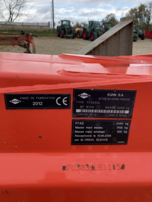 Kuhn FC303GL - Mower: picture 5 Kuhn FC303GL - Mower: picture 5