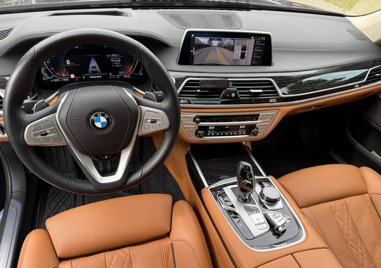 Car BMW SERIA 7 II (G11/G12) BMW SERIA 7 740d Xdrive 340KM Luxury+Exclusive Masaże Adaptiv Oś Lasery 2022 FV2: picture 15