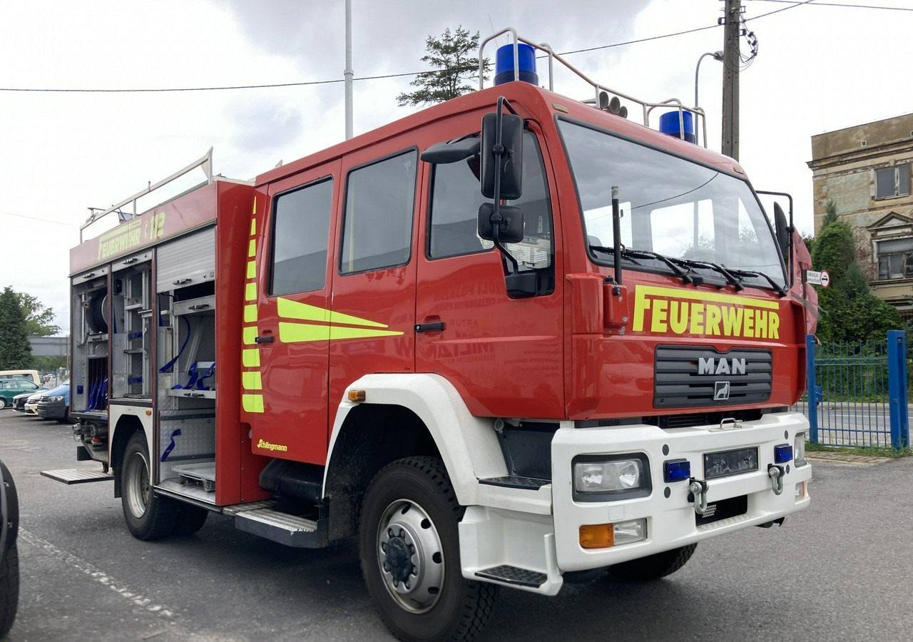 Fire truck MAN Inny MAN MAN 15,250 Straż pożarna gaśnicza 9-osobowa 4X4 Wóz strażacki 2003: picture 13