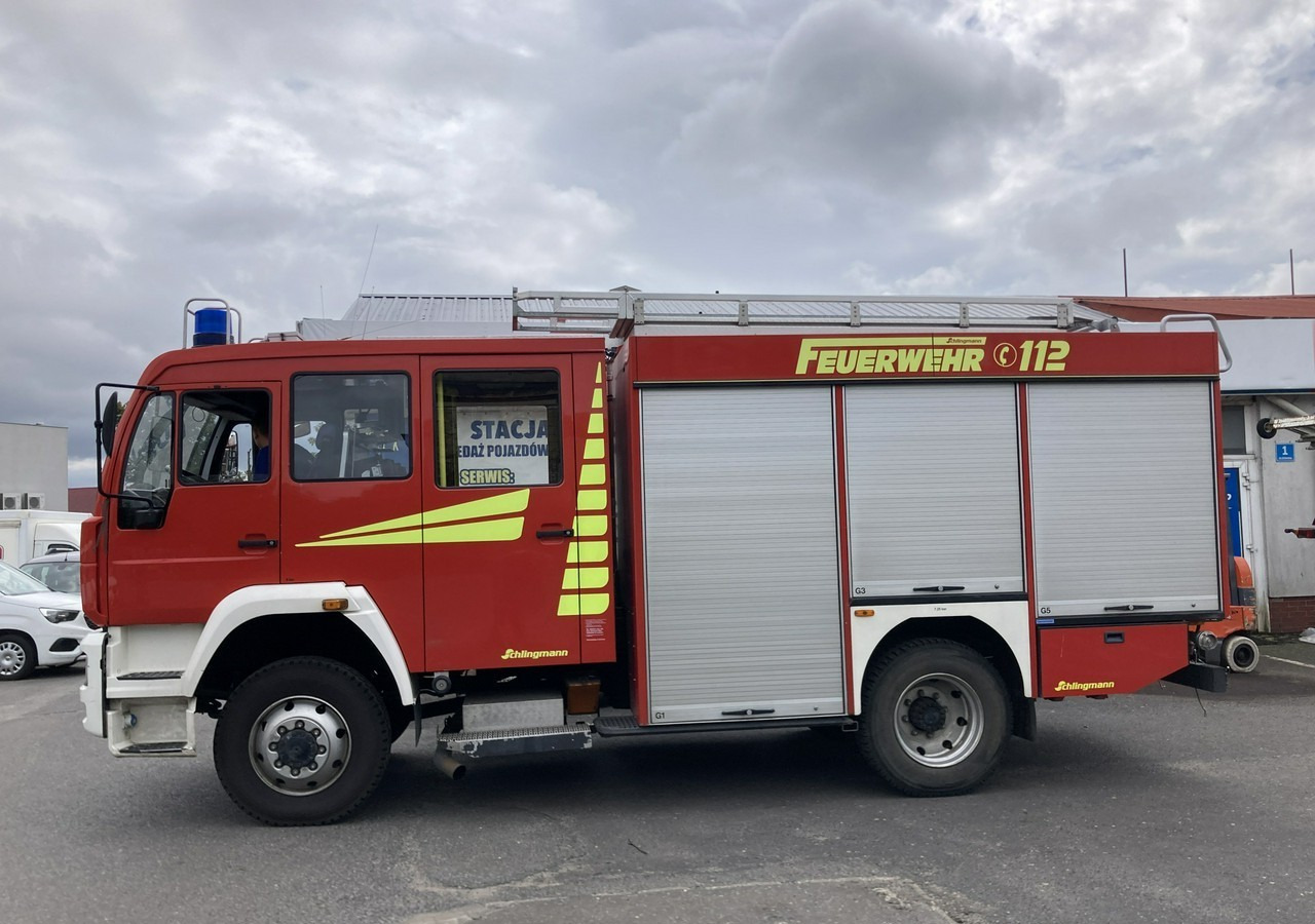 Fire truck MAN Inny MAN MAN 15,250 Straż pożarna gaśnicza 9-osobowa 4X4 Wóz strażacki 2003: picture 10