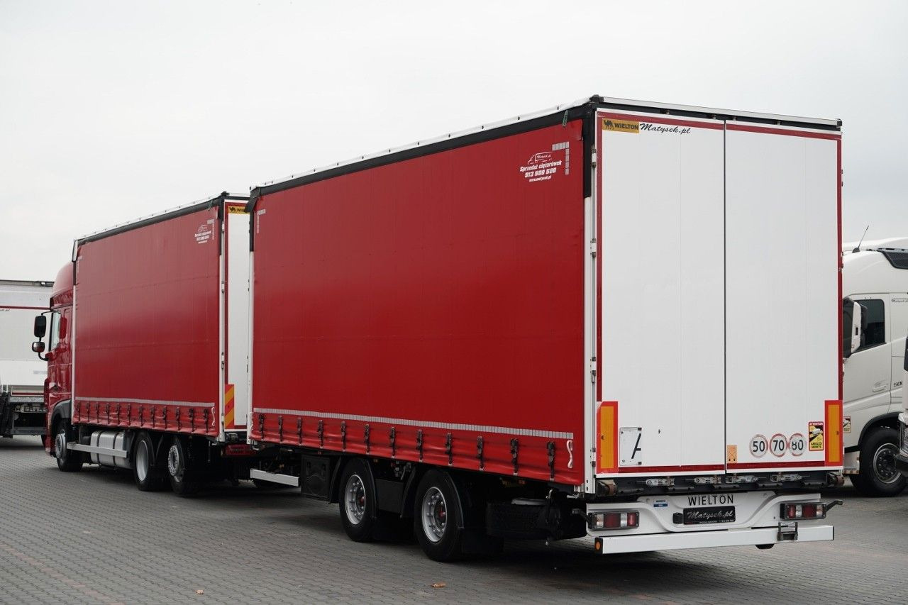 DAF XF 480 / ZESTAW TANDEM / 120 M3 / PRZEJAZDOWY / - Curtainsider truck: picture 2 DAF XF 480 / ZESTAW TANDEM / 120 M3 / PRZEJAZDOWY / - Curtainsider truck: picture 2