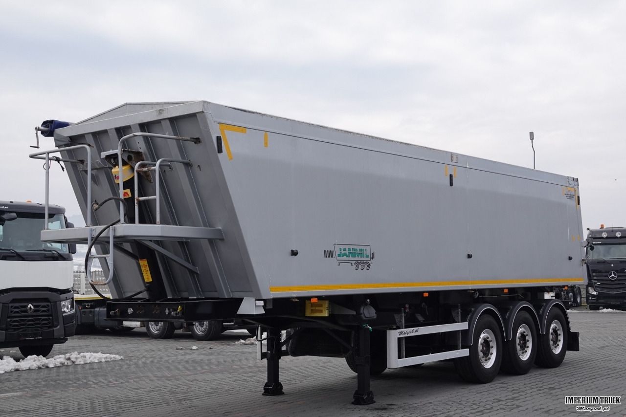 JANMIL / WYWROTKA / 42 m3 / TYŁ KLAPA / SAF / OŚ PODNOSZONA / ALUFELGI / 2017 ROK - Tipper semi-trailer: picture 2 JANMIL / WYWROTKA / 42 m3 / TYŁ KLAPA / SAF / OŚ PODNOSZONA / ALUFELGI / 2017 ROK - Tipper semi-trailer: picture 2