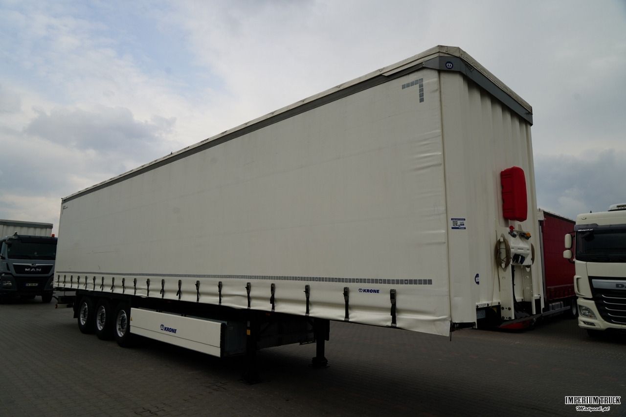 KRONE FIRANKA / 2024 ROK / KOSZ NA PALETY / 2 OSIE PODNOSZONE / MAŁO UŻYWANA / - Curtainsider semi-trailer: picture 2 KRONE FIRANKA / 2024 ROK / KOSZ NA PALETY / 2 OSIE PODNOSZONE / MAŁO UŻYWANA / - Curtainsider semi-trailer: picture 2