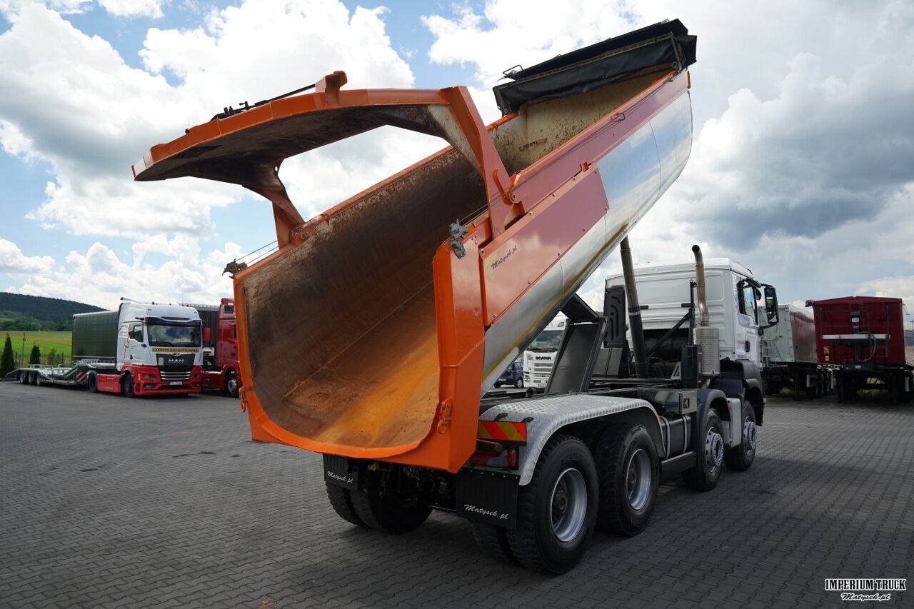 MAN TGS 35.500 / 8x4 / WYWROTKA TYLNOZSYPOWA MEILLER / OCIEPLANA / DO ASFALTU / HYDROKLAPA / NAVI / 2021 ROK - Tipper: picture 4 MAN TGS 35.500 / 8x4 / WYWROTKA TYLNOZSYPOWA MEILLER / OCIEPLANA / DO ASFALTU / HYDROKLAPA / NAVI / 2021 ROK - Tipper: picture 4