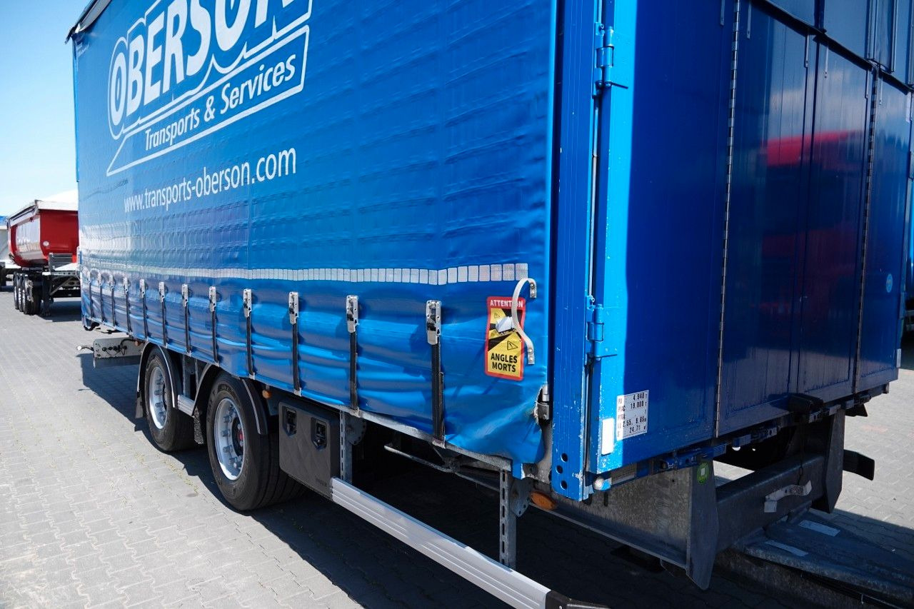 Curtainsider truck MAN TGX 26.460 / ZESTAW TANDEM PRZEJAZDOWY / 120 M3: picture 7