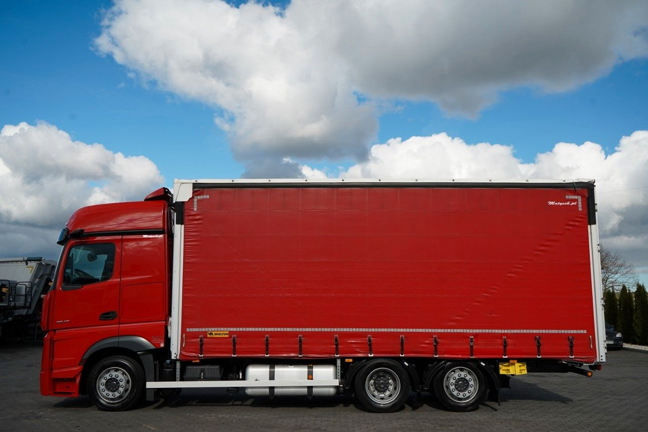 Mercedes-Benz ACTROS 2545 / SOLÓWKA  / 6x2 / OŚ PODNOSZONA / B - Curtainsider truck: picture 2 Mercedes-Benz ACTROS 2545 / SOLÓWKA  / 6x2 / OŚ PODNOSZONA / B - Curtainsider truck: picture 2