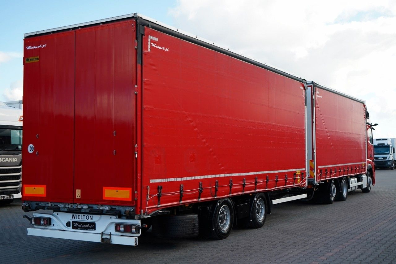 Mercedes-Benz ACTROS 2545 / ZESTAW TANDEM 120 M3 / PRZEJAZDOW - Curtainsider truck: picture 4 Mercedes-Benz ACTROS 2545 / ZESTAW TANDEM 120 M3 / PRZEJAZDOW - Curtainsider truck: picture 4
