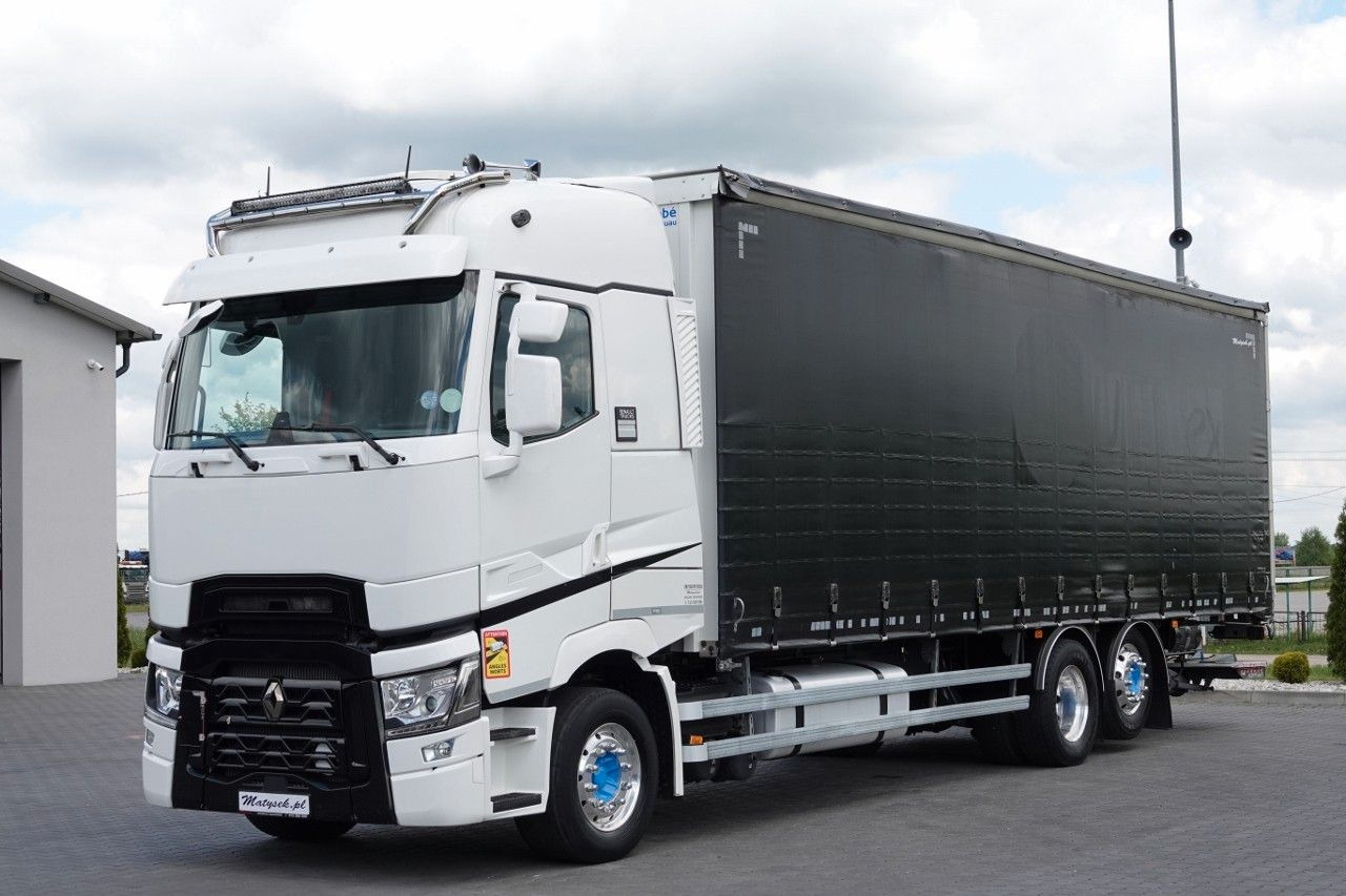 Renault T 440 / 6X2 / SOLÓWKA / FIRANKA 9.5 M / I-PARK C - Curtainsider truck: picture 2 Renault T 440 / 6X2 / SOLÓWKA / FIRANKA 9.5 M / I-PARK C - Curtainsider truck: picture 2