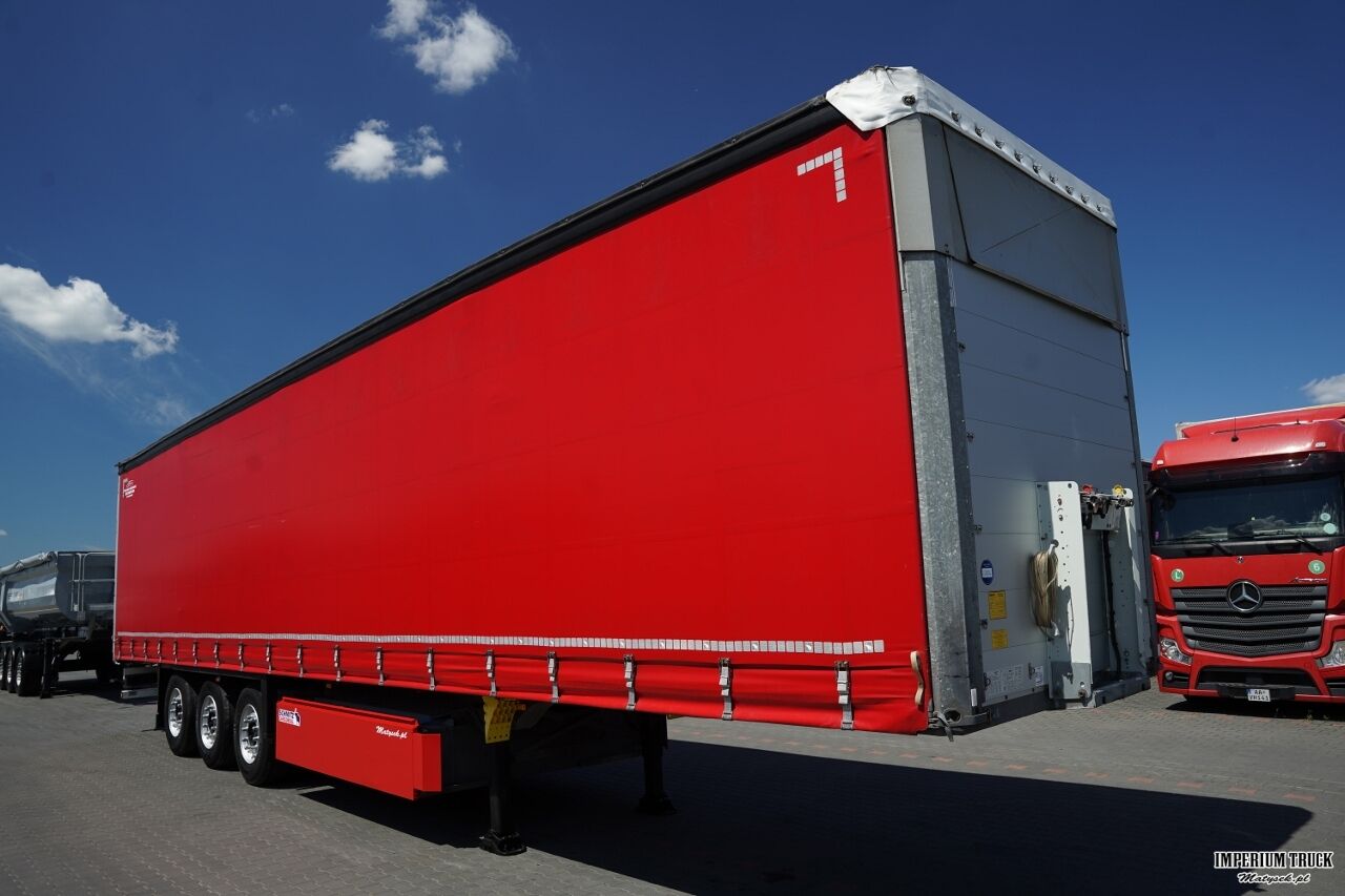 SCHMITZ-CARGOBULL / FIRANKA / OŚ PODNOSZONA / DACH PODNOSZONY / KOSZ NA PALETY - Curtainsider semi-trailer: picture 2 SCHMITZ-CARGOBULL / FIRANKA / OŚ PODNOSZONA / DACH PODNOSZONY / KOSZ NA PALETY - Curtainsider semi-trailer: picture 2