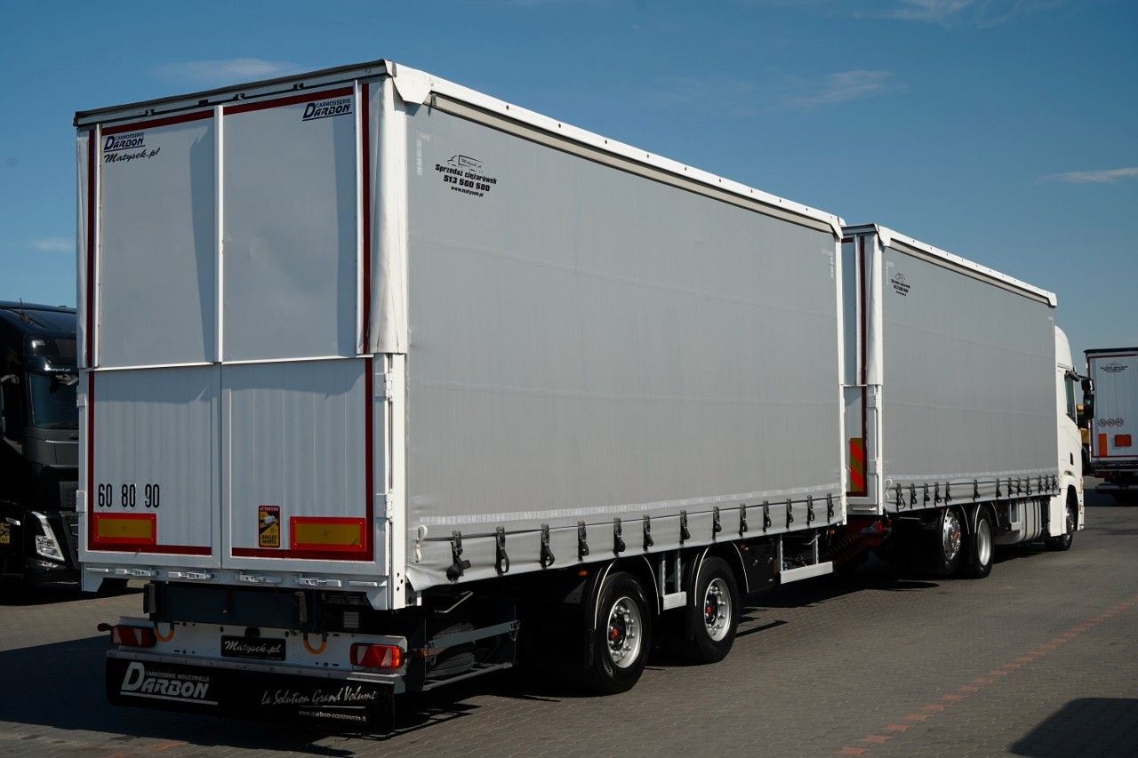 Scania R 450 / ZESTAW TANDEM 120 M3 / PRZEJAZDOWY / OŚ - Curtainsider truck: picture 4 Scania R 450 / ZESTAW TANDEM 120 M3 / PRZEJAZDOWY / OŚ - Curtainsider truck: picture 4