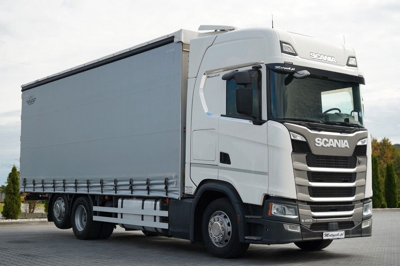 Scania S 450 / SOLÓWKA / 6X2 / OŚ PODNOSZONA / 2019 / - Curtainsider truck: picture 1 Scania S 450 / SOLÓWKA / 6X2 / OŚ PODNOSZONA / 2019 / - Curtainsider truck: picture 1