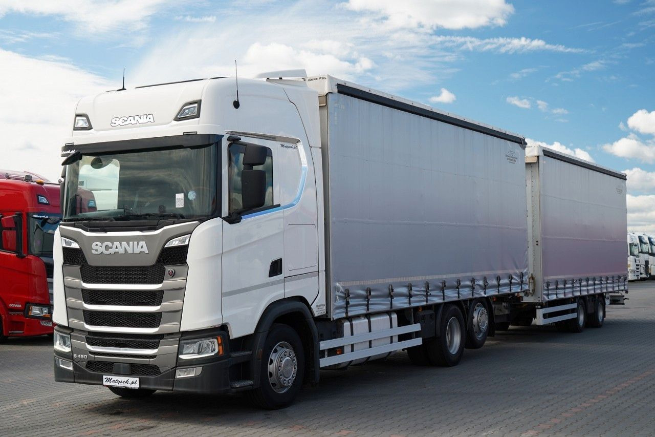 Scania S 450 / ZESTAW TANDEM / 120 M3 / I-PARK COOL Scania S 450 / ZESTAW TANDEM / 120 M3 / PO KONTRAKCIE S - Curtainsider truck: picture 4 Scania S 450 / ZESTAW TANDEM / 120 M3 / I-PARK COOL Scania S 450 / ZESTAW TANDEM / 120 M3 / PO KONTRAKCIE S - Curtainsider truck: picture 4