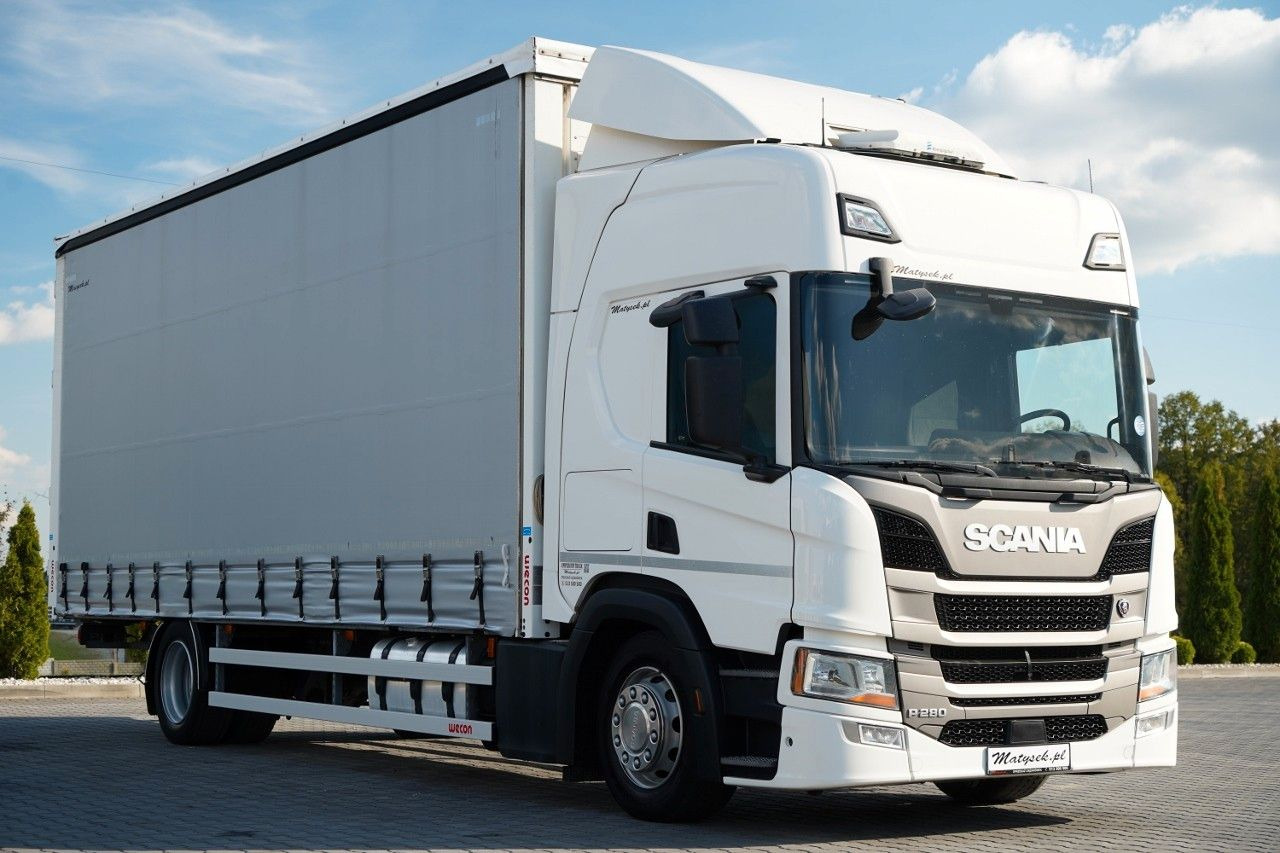 Scania SCANIA P 280 / SOLÓWKA / 4X2 / MEGA / I-PARK CO - Curtainsider truck: picture 1 Scania SCANIA P 280 / SOLÓWKA / 4X2 / MEGA / I-PARK CO - Curtainsider truck: picture 1