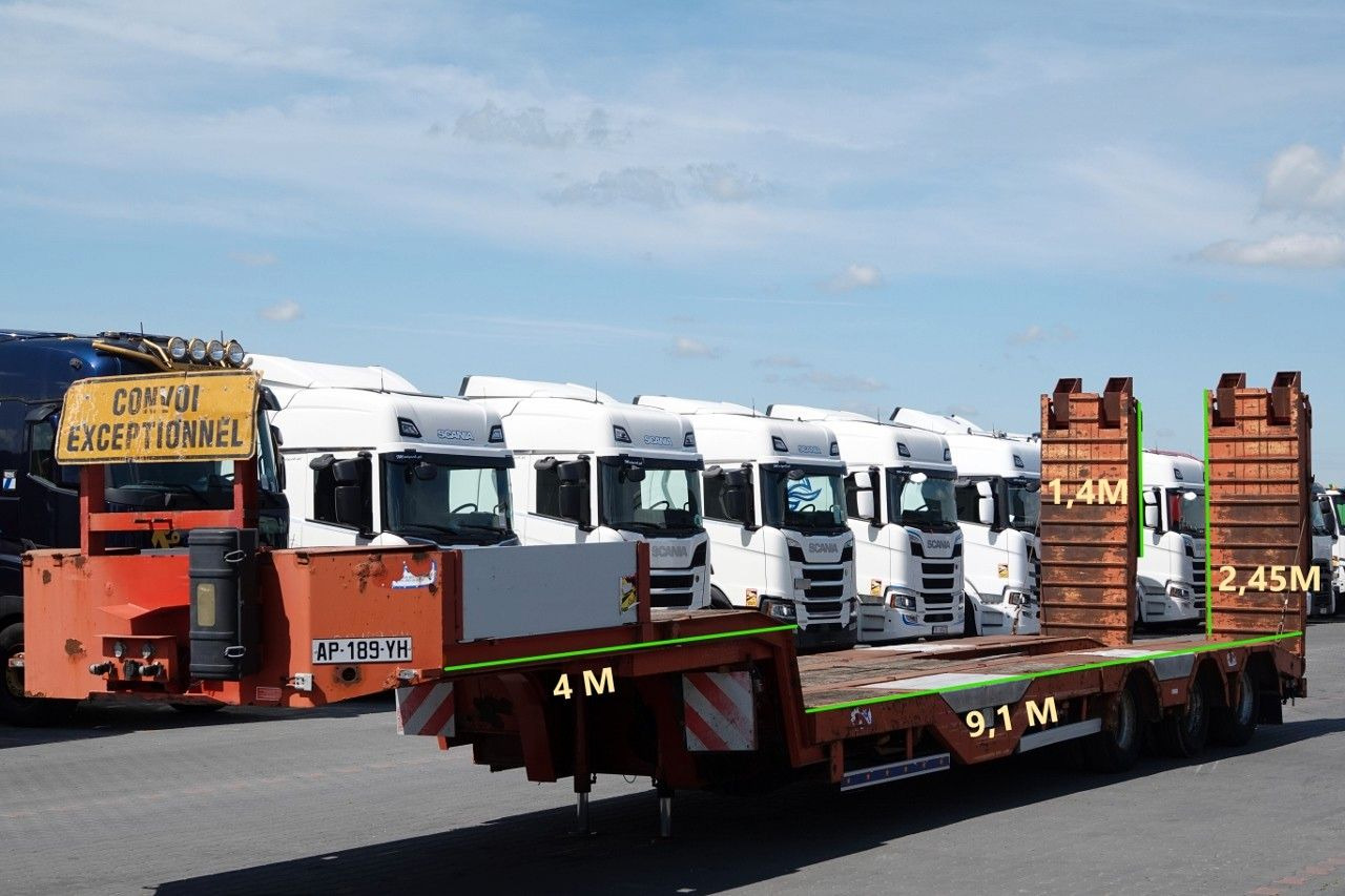 TRAX / NACZEPA LAWETA / NISKOPODWOZIE / NAJAZDY - Low loader semi-trailer: picture 2 TRAX / NACZEPA LAWETA / NISKOPODWOZIE / NAJAZDY - Low loader semi-trailer: picture 2