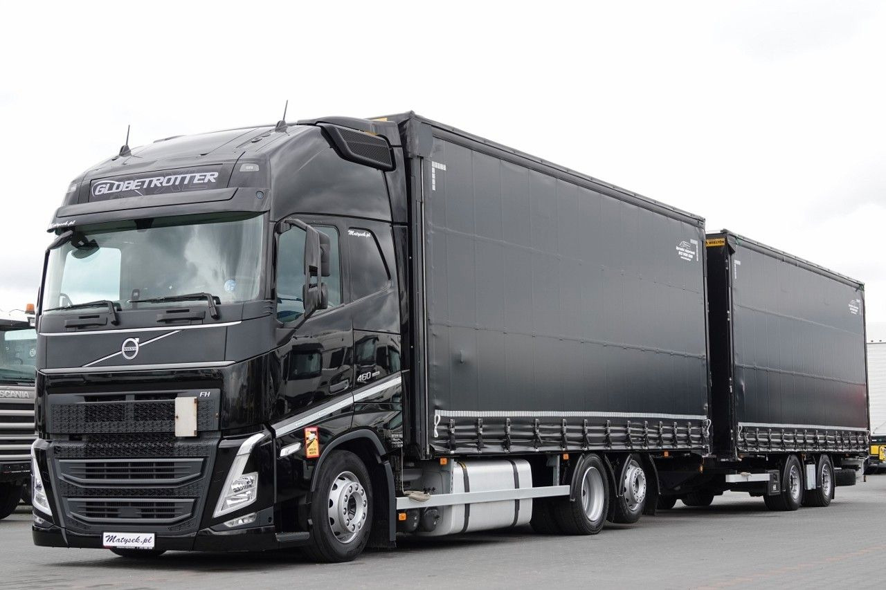 Volvo FH 460 / I-SAVE / XXL / ZESTAW TANDEM PRZEJAZDOW - Curtainsider truck: picture 1 Volvo FH 460 / I-SAVE / XXL / ZESTAW TANDEM PRZEJAZDOW - Curtainsider truck: picture 1