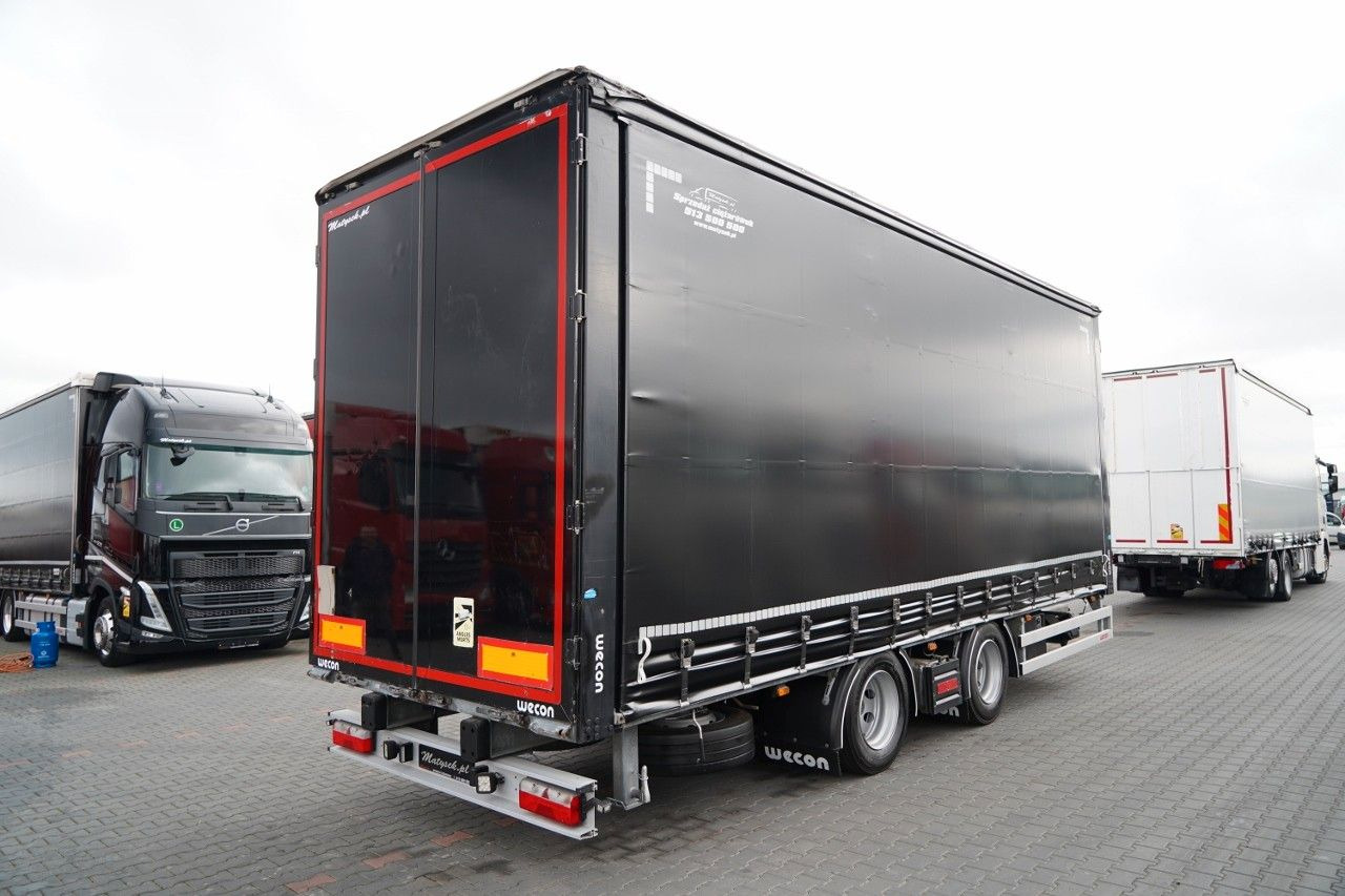 Wecon PRZYCZEPA - 7,7 M / TANDEM / PRZEJAZDOWA / - Curtainsider trailer: picture 5 Wecon PRZYCZEPA - 7,7 M / TANDEM / PRZEJAZDOWA / - Curtainsider trailer: picture 5