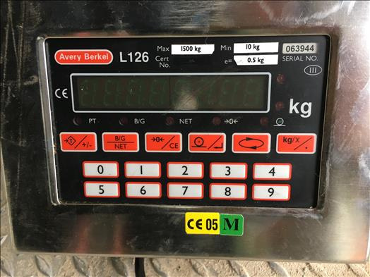 Avery Berkel L126 Stainless platform scale - Food processing equipment: picture 4 Avery Berkel L126 Stainless platform scale - Food processing equipment: picture 4