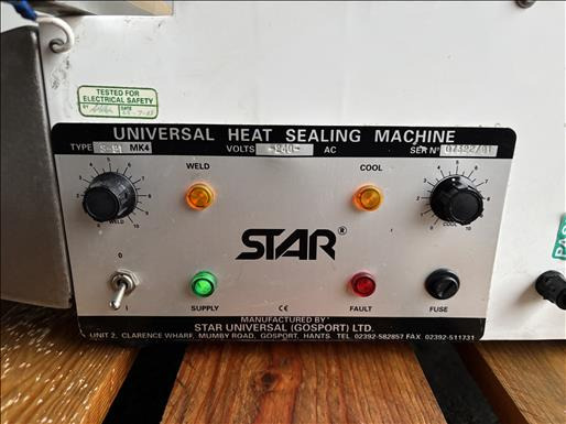 Star S91 Bag sealer - Packaging machinery: picture 4 Star S91 Bag sealer - Packaging machinery: picture 4