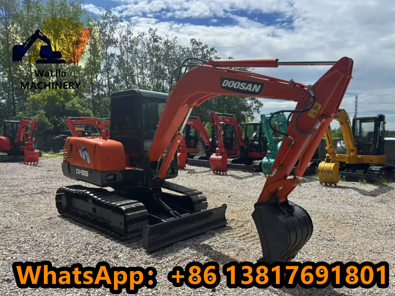 Doosan DH 55-7 DH55 (Good) - Mini excavator: picture 2 Doosan DH 55-7 DH55 (Good) - Mini excavator: picture 2