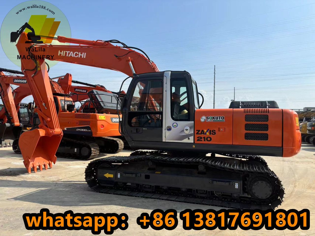 HITACHI ZX210 - Crawler excavator: picture 1 HITACHI ZX210 - Crawler excavator: picture 1
