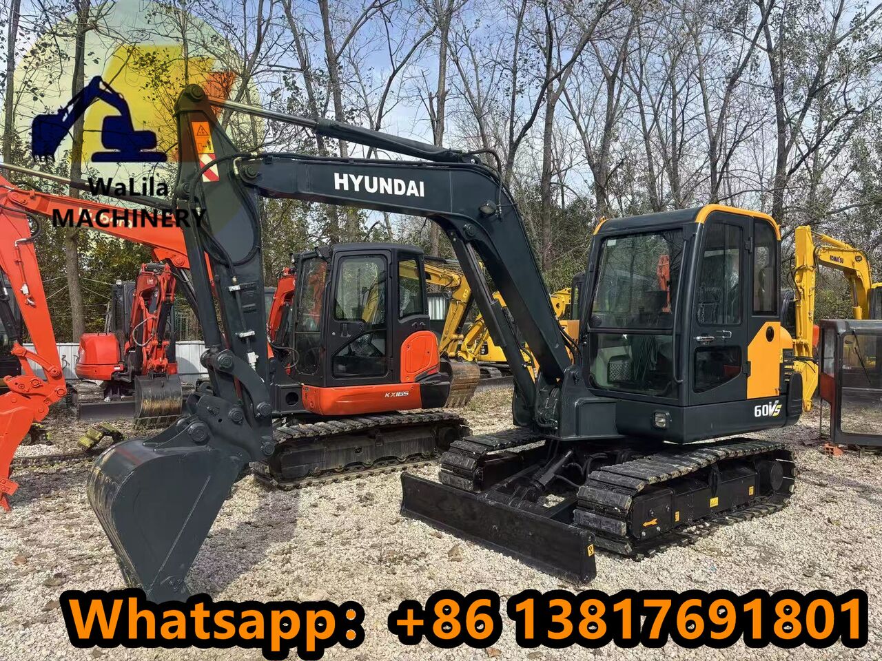 Hyundai HX60 - Mini excavator: picture 2 Hyundai HX60 - Mini excavator: picture 2