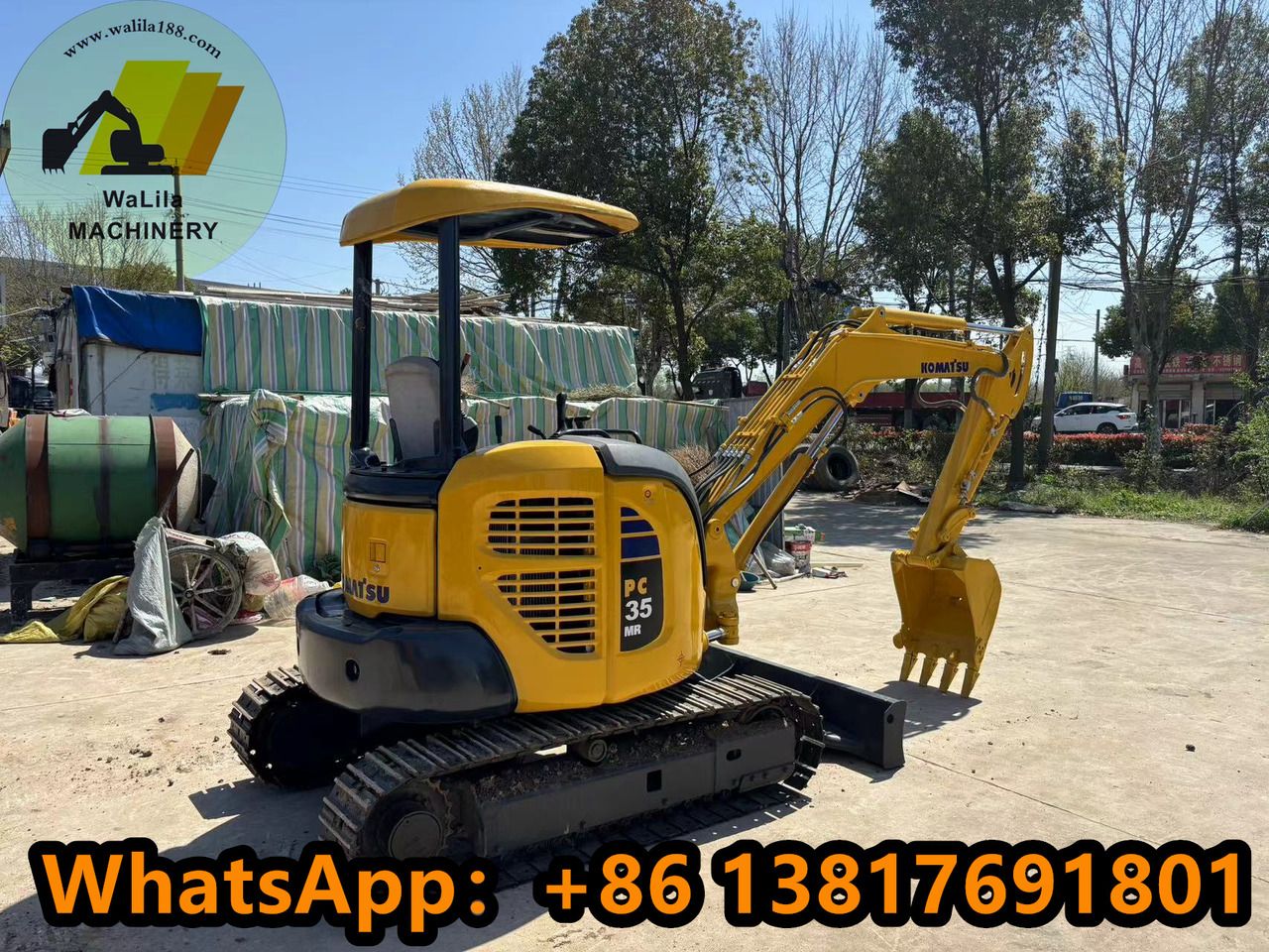 KOMATSU PC35MR - Mini excavator: picture 1 KOMATSU PC35MR - Mini excavator: picture 1