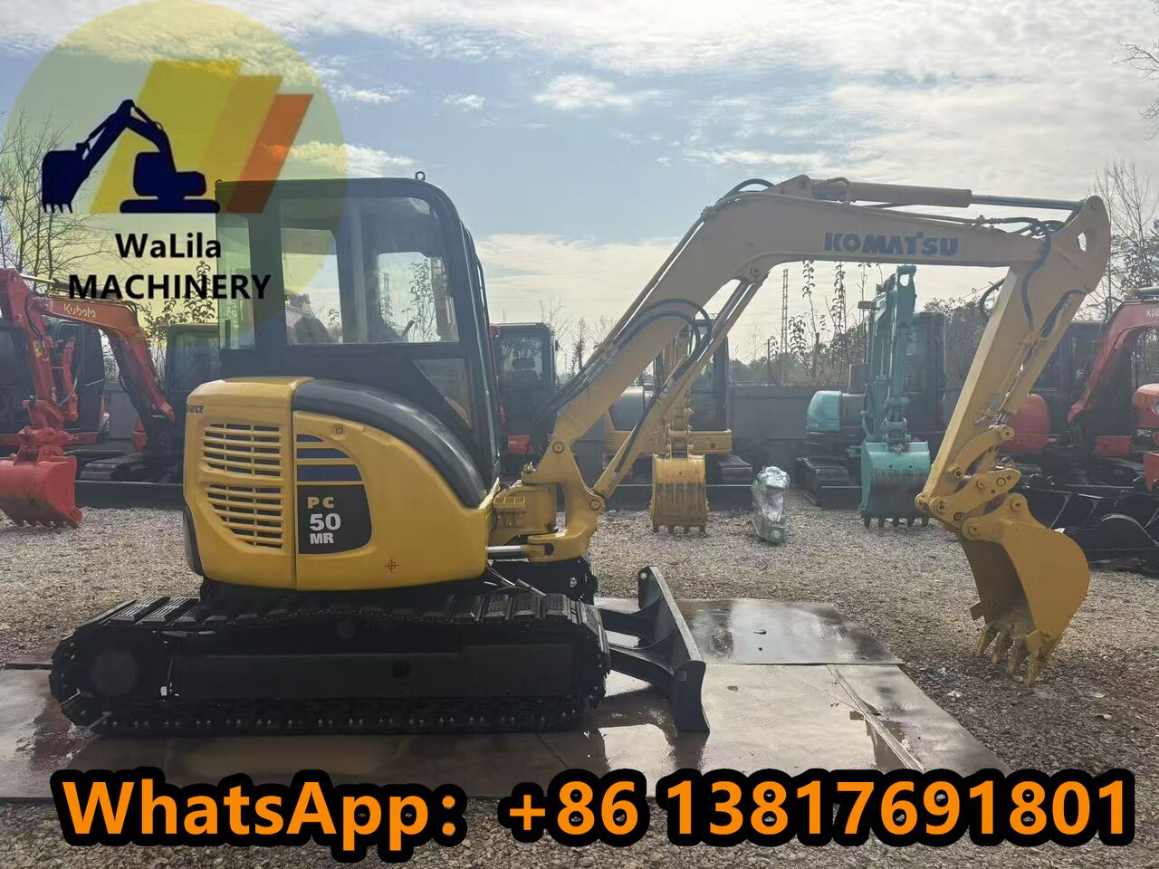 KOMATSU PC50MR-3 - Mini excavator: picture 1 KOMATSU PC50MR-3 - Mini excavator: picture 1