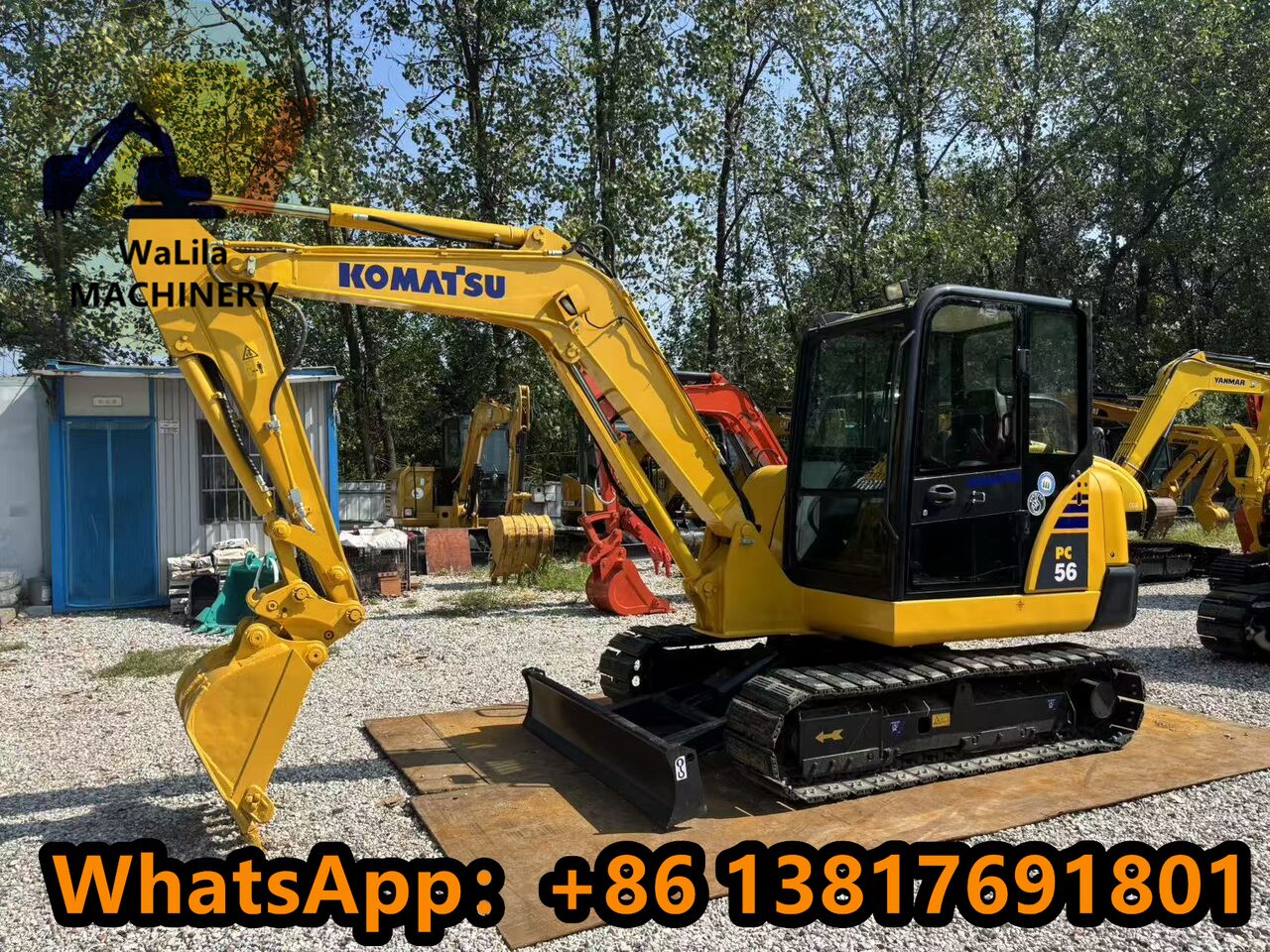 KOMATSU PC56-7 - Mini excavator: picture 4 KOMATSU PC56-7 - Mini excavator: picture 4