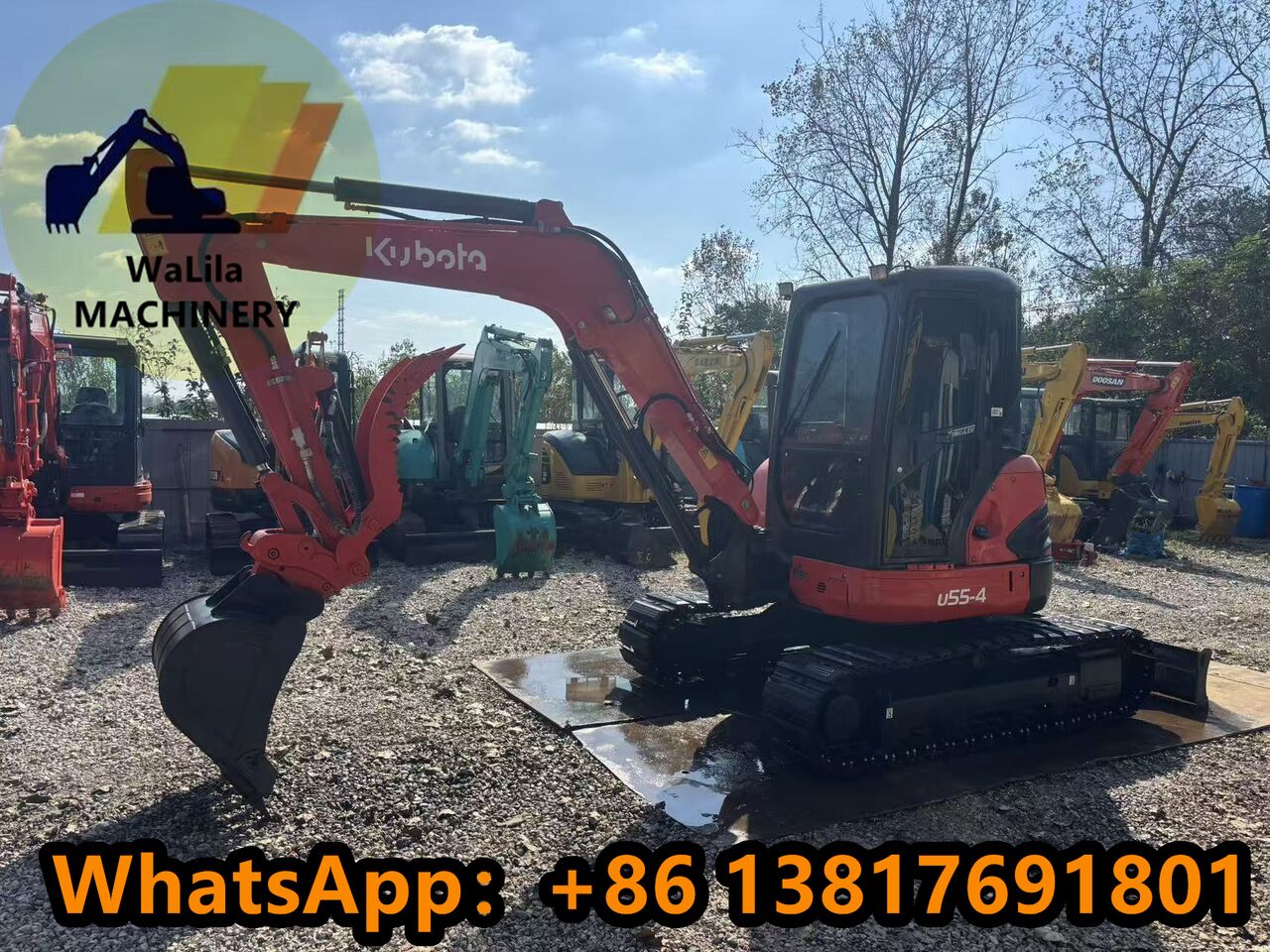 KUBOTA U55-5 - Mini excavator: picture 2 KUBOTA U55-5 - Mini excavator: picture 2