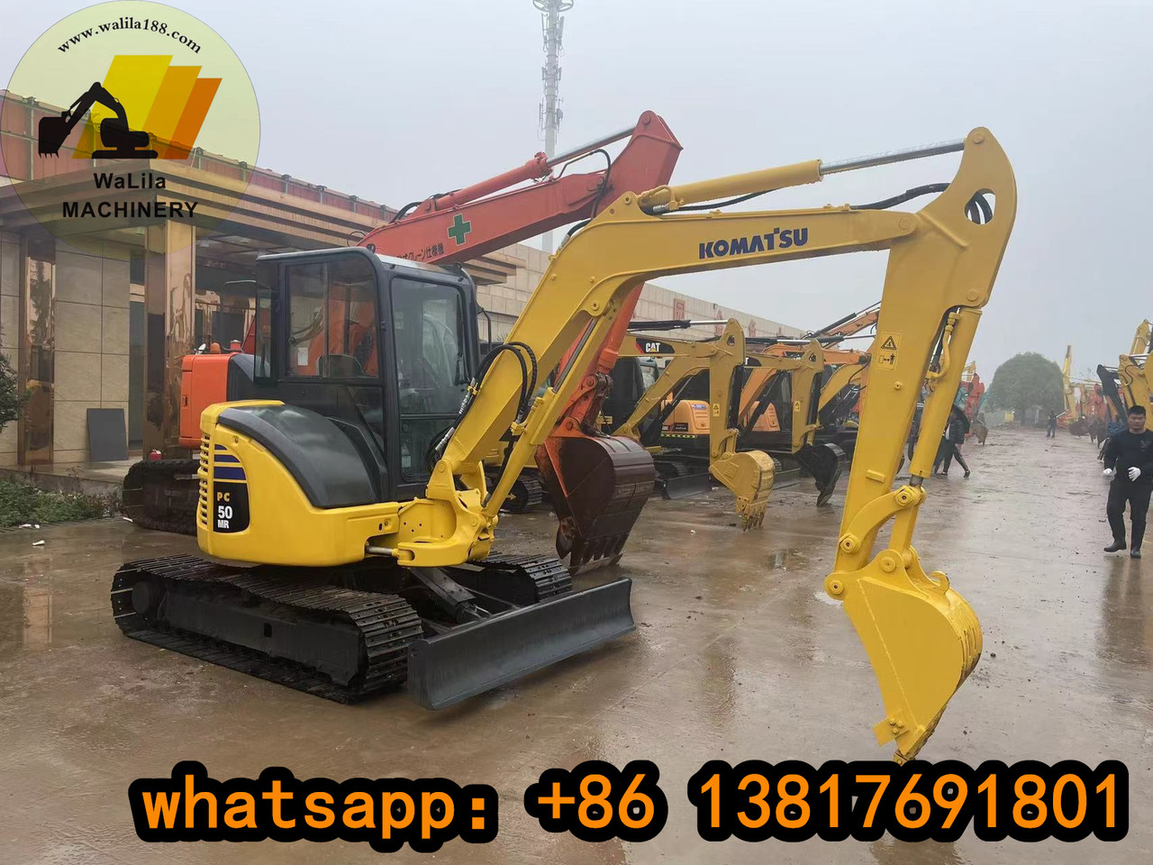 Komatsu PC 50 MR KOMATSU mini excavator Komatsu PC60, PC55, PC50 - Mini excavator: picture 1 Komatsu PC 50 MR KOMATSU mini excavator Komatsu PC60, PC55, PC50 - Mini excavator: picture 1