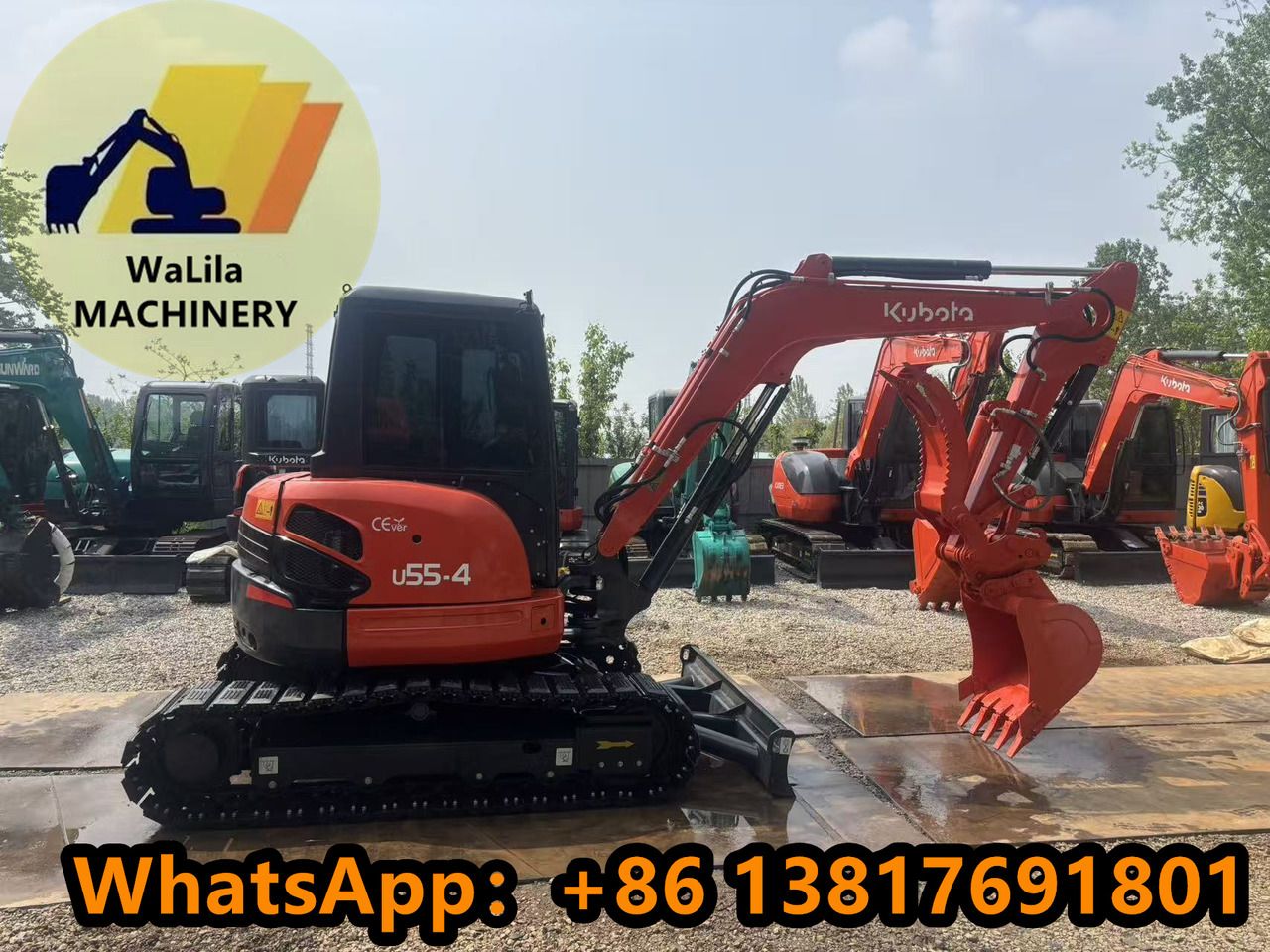 Kubota U55-4 - Mini excavator: picture 1 Kubota U55-4 - Mini excavator: picture 1