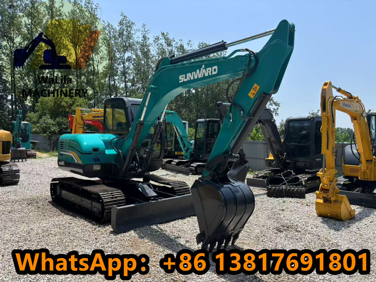 SUNWARD SWE80 - Mini excavator: picture 4 SUNWARD SWE80 - Mini excavator: picture 4