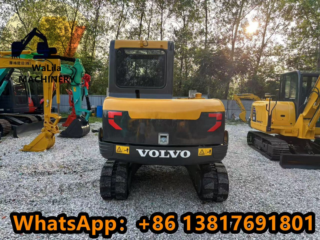 VOLVO EC55 Rubber track version - Mini excavator: picture 5 VOLVO EC55 Rubber track version - Mini excavator: picture 5