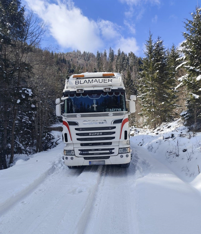 SCANIA R560 V8 - Timber truck, Crane truck: picture 4 SCANIA R560 V8 - Timber truck, Crane truck: picture 4