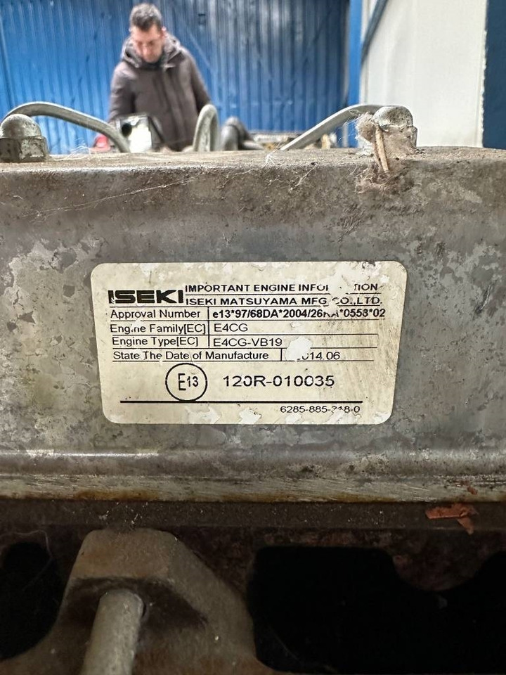 Iseki E4CG-VB19 - Engine for Agricultural machinery: picture 2 Iseki E4CG-VB19 - Engine for Agricultural machinery: picture 2