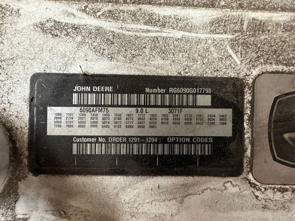 John Deere 6090 AFM75 ENGINE - Engine for Agricultural machinery: picture 5 John Deere 6090 AFM75 ENGINE - Engine for Agricultural machinery: picture 5