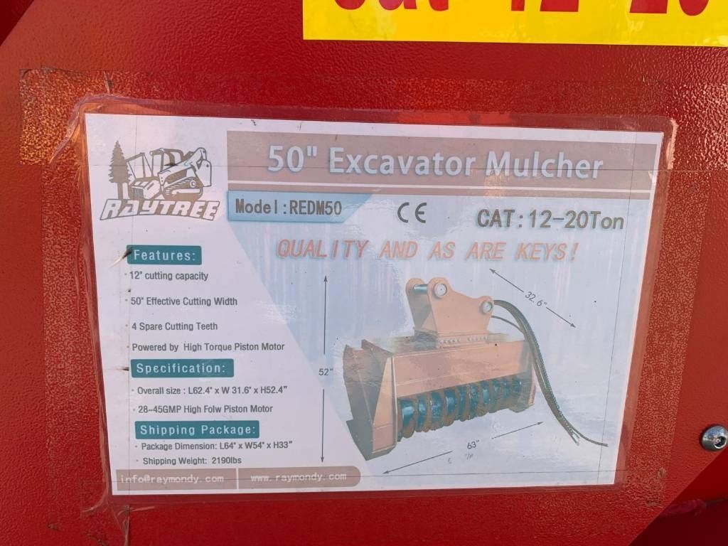 Forestry mulcher Raytree REDM50 NEW: picture 6 Forestry mulcher Raytree REDM50 NEW: picture 6