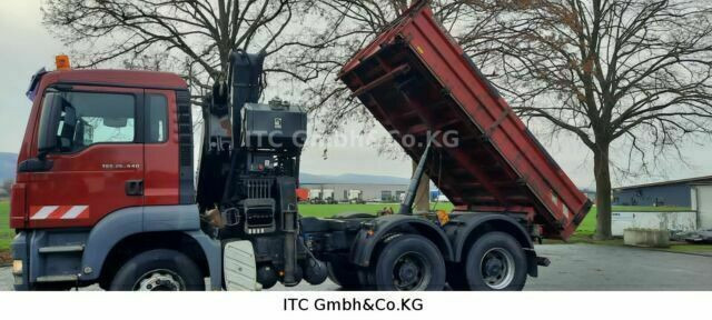MAN 26.440TGS Kipper+Kran Meiller/Stahl - Tipper, Crane truck: picture 5 MAN 26.440TGS Kipper+Kran Meiller/Stahl - Tipper, Crane truck: picture 5
