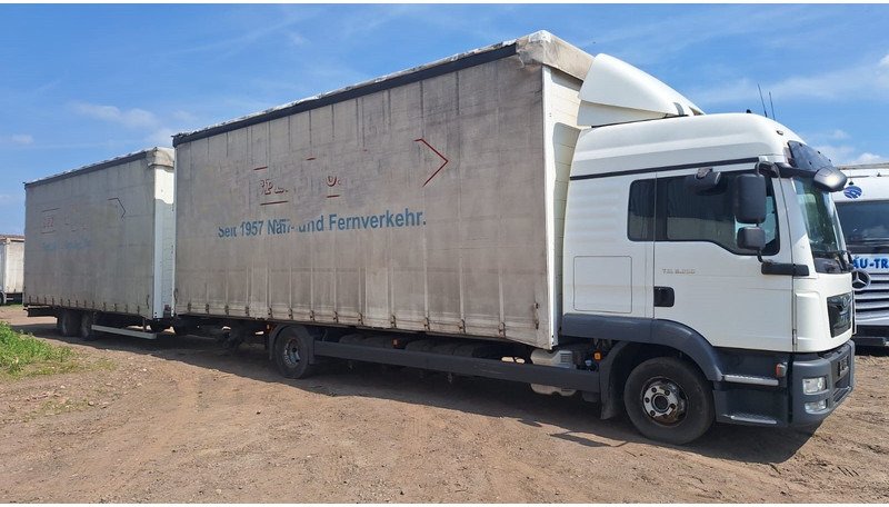 MAN TGL 8.250 Jumbo mit Anh - Curtainsider truck: picture 2 MAN TGL 8.250 Jumbo mit Anh - Curtainsider truck: picture 2