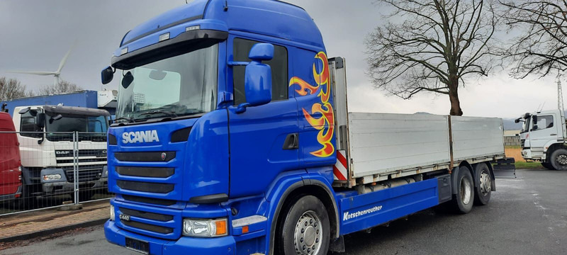 Scania G440 Pritsche 6x2 Kran am Heck vor - Dropside/ Flatbed truck, Crane truck: picture 1 Scania G440 Pritsche 6x2 Kran am Heck vor - Dropside/ Flatbed truck, Crane truck: picture 1