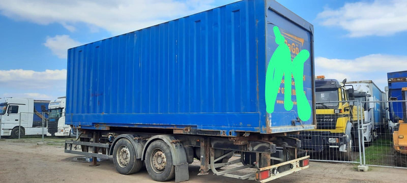 Schmitz Cargobull Containeranhänger mit Container - Container transporter/ Swap body trailer: picture 3 Schmitz Cargobull Containeranhänger mit Container - Container transporter/ Swap body trailer: picture 3