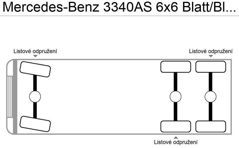 Mercedes-Benz 3340AS 6x6 Blatt/Blatt German Truck - Tractor unit: picture 3 Mercedes-Benz 3340AS 6x6 Blatt/Blatt German Truck - Tractor unit: picture 3